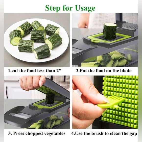 Vegetable chopper, mandoline slicer - Picture 6 of 9